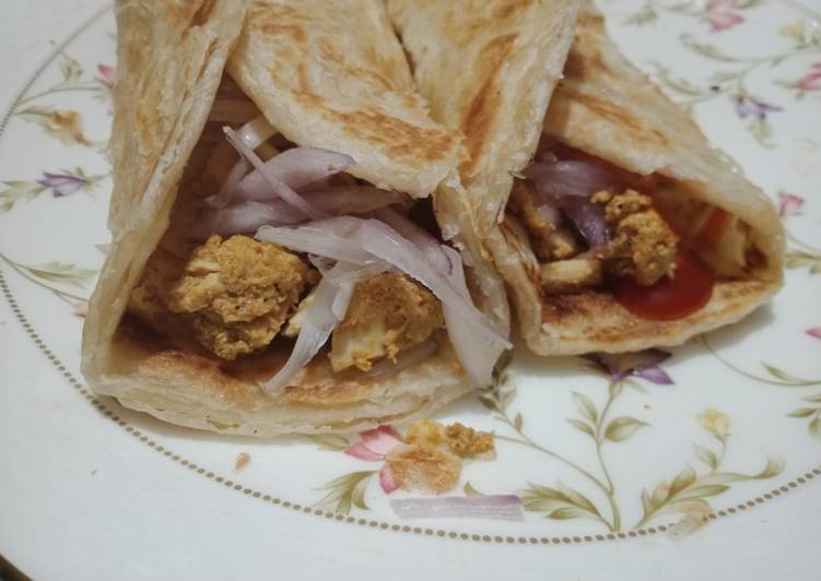 Easiest Way to Prepare Award-winning Chicken Pratha Roll