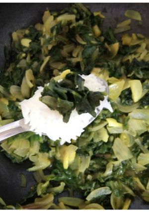 A picture of Palak Sabzi.