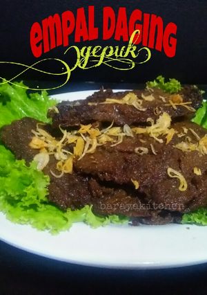 Foto resep Empal daging sapi a.k.a gepuk