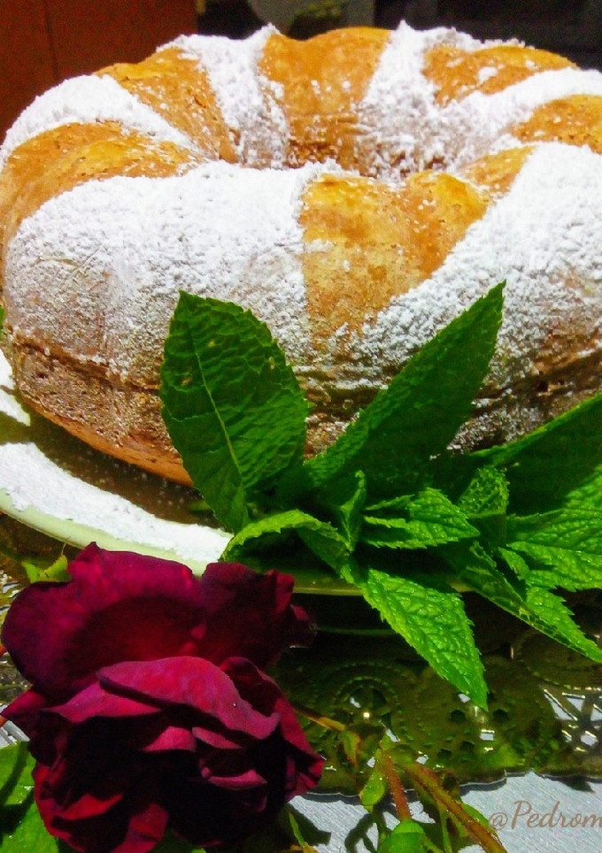 Una foto de Bizcocho de hierbabuena (Thermomix)