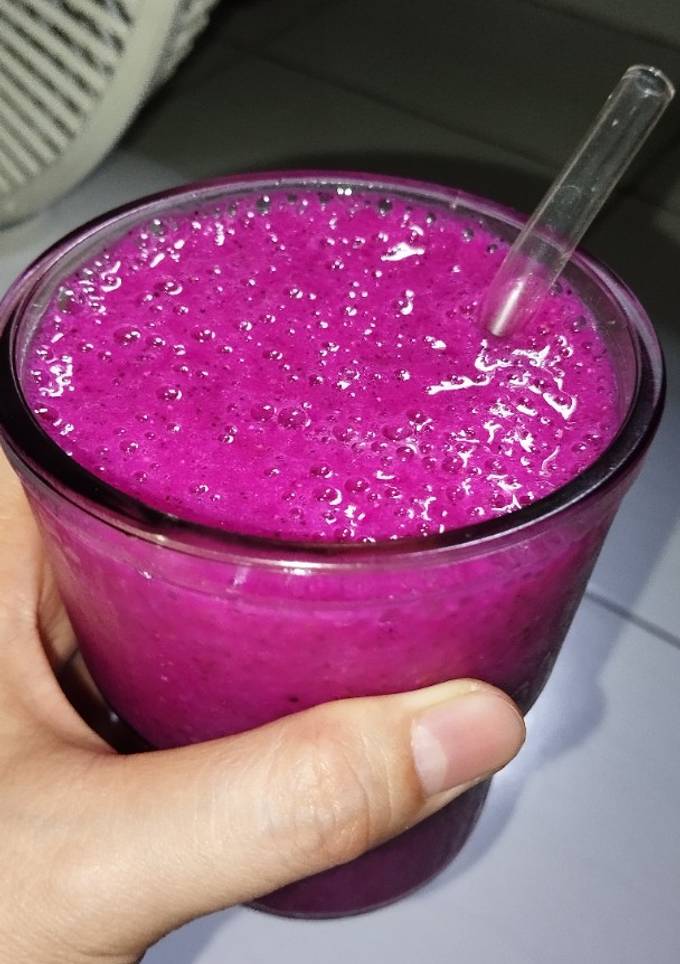 Resep Jus buah naga pisang tanpa gula oleh Indri Nelam - Cookpad