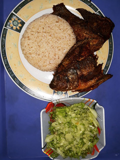 Una foto de Arroz de coco con leche condensada