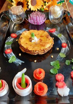 A picture of Makki Ki Roti.