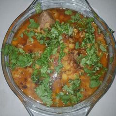A picture of Punjabi daal gosht.
