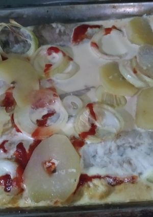 Una foto de Pescado a la crema