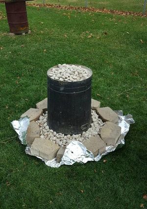 A picture of Trash Can Turkey.