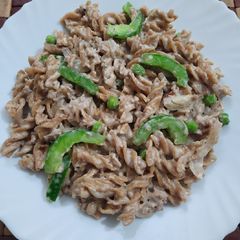 A picture of Garlic Mayo Wheat Pasta.