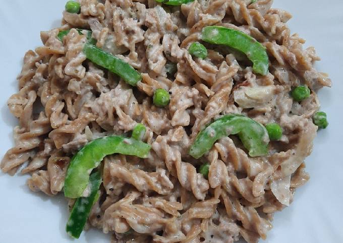 Garlic Mayo Wheat Pasta