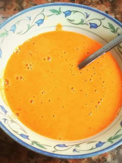 Una foto de Crema express de langostinos