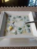 Postre: calabacitas con leche