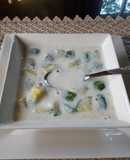 Postre: calabacitas con leche