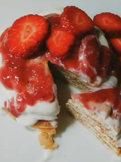 Una foto de Tortitas Cheesecake