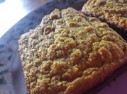 Una foto de budín de mandarina sin harina
