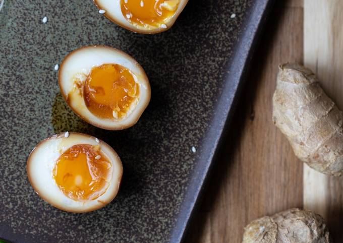 Japanese Marinated Egg - Ajitsuke Tamago Easy Recipe