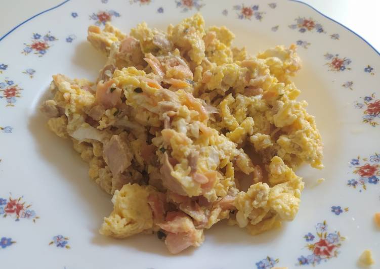 Revueltito Marinero de Salmón ahumado y Atún