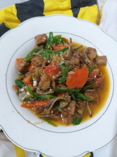 Foto resep Tempe teri tumis cabe ijo