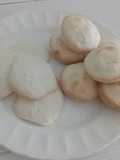 Galletas de fécula y crema de leche (polvorones)