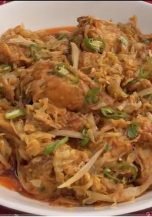 A picture of Cabbage Chicken.
