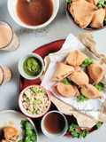 Baked Paneer Matar Samosa