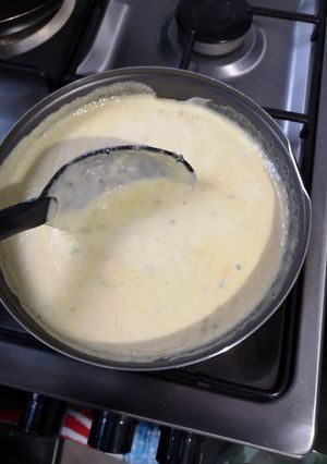Una foto de Salsa 4 quesos