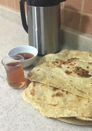 صورة لوصفة خبز الطاوة
