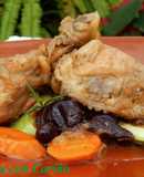 Tajine de pollo y ciruelas negras