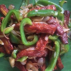 A picture of Chilli baby corn.