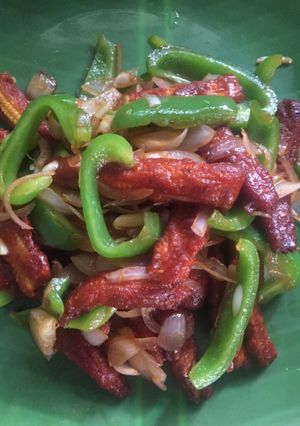 A picture of Chilli baby corn.