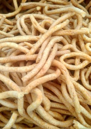 A picture of Besan sev.