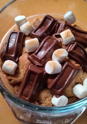 Φωτογραφία της συνταγής Smores skillet cookie