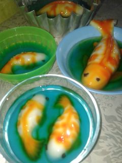 Foto resep Puding Ikan Koi