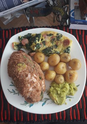 Una foto de Pechuga rellena