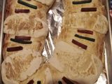 Rosca de reyes sabor naranja, tipo casera, no para venta