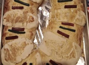 Una foto de Rosca de reyes sabor naranja, tipo casera, no para venta