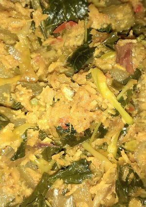 Foto resep Urab daun singkong & daun pepaya