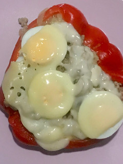 Una foto de Pimientos rellenos al vapor