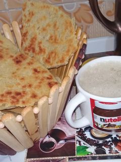 صورة لوصفة خبز الفطير أو حارشة 🫓