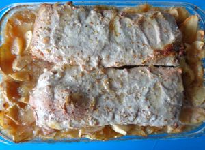 Una foto de Experimento de lomo de cerdo al horno