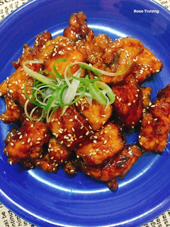 Hình của món Ức Gà Chiên Sauce Teriyaki.
