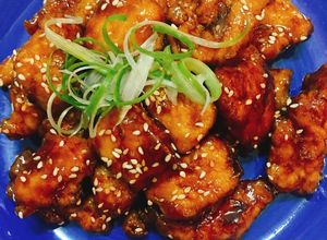 Hình của món Ức Gà Chiên Sauce Teriyaki.