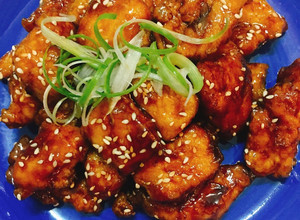 Hình của món Ức Gà Chiên Sauce Teriyaki.