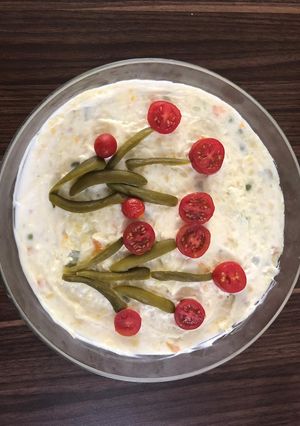 عکسی از دستور سالاد الویه
