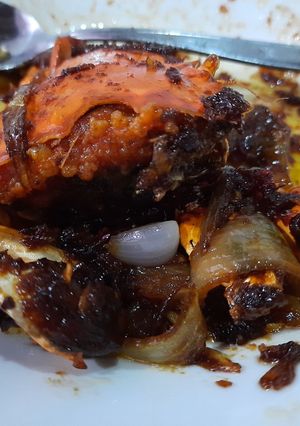 Foto resep Kepiting telor saos mentega