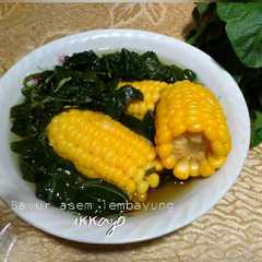 A picture of Sayur asem lembayung.