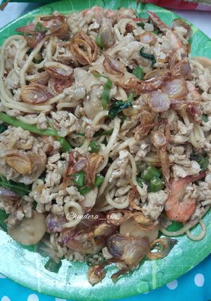 Foto resep Mie Kangkung Belacan