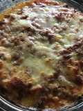 Pastel de panquecas y carne