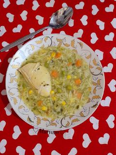 عکسی از دستور سوپ سبزیجات🍲