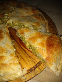 Una foto de Tarta de Brócoli y Pollo