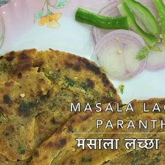 A picture of Masala laccha paratha.