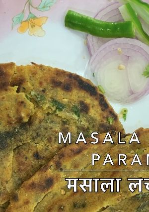 A picture of Masala laccha paratha.